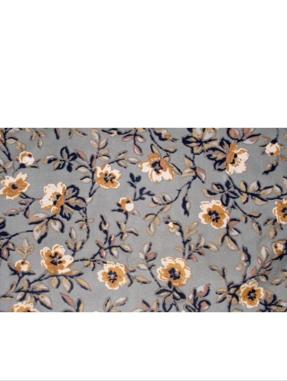 New Longaberger Medium Wall Pocket Khaki Floral Liner
